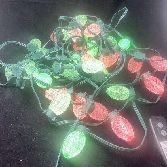 2 Sets GE 36 Color Changing C9 LED White/Multi-Color Lights w/14 Functions - Picture 10 of 14